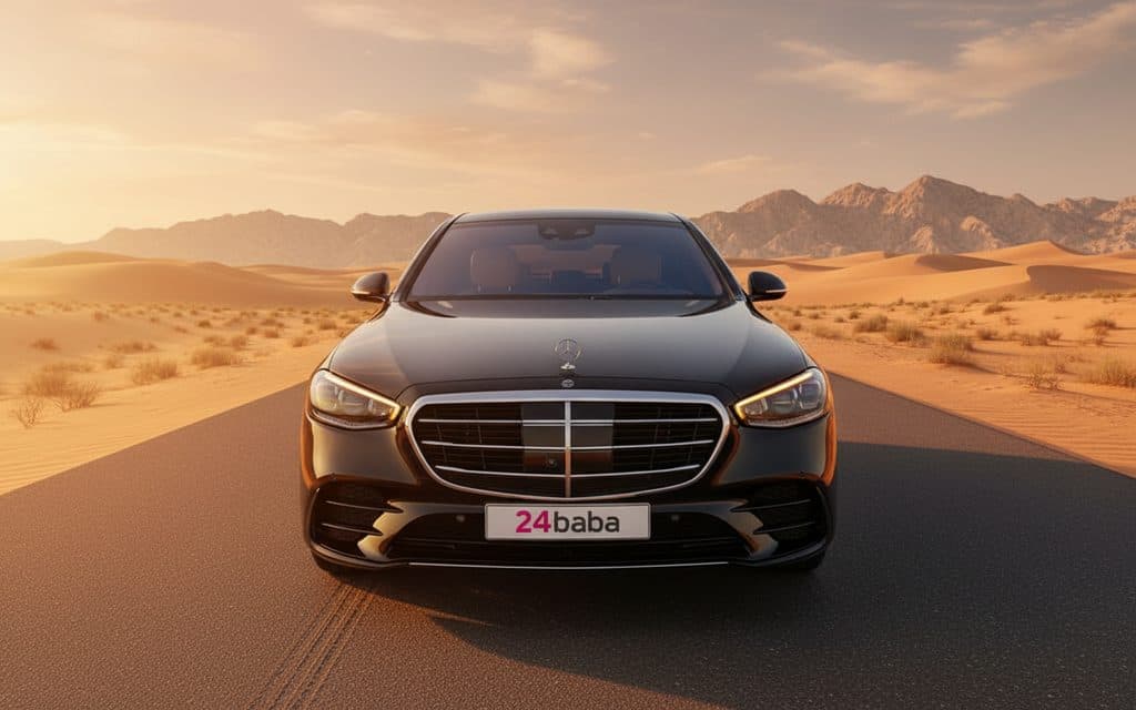 Hire Mercedes S580 2021 Black in Dubai