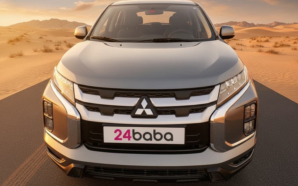 Mitsubishi Asx 2022 Silver front view with headlights