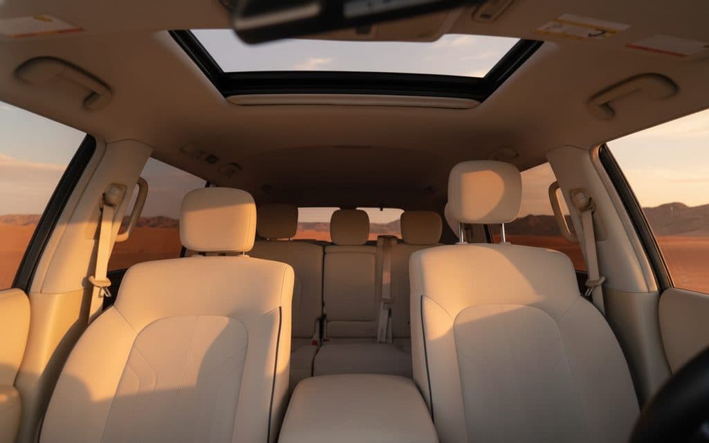 Nissan Patrol 2020 leather seats and cabin