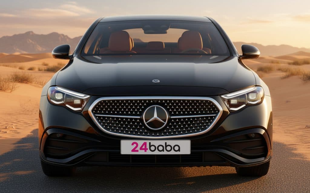 Hire Mercedes E200 2025 Black in Dubai