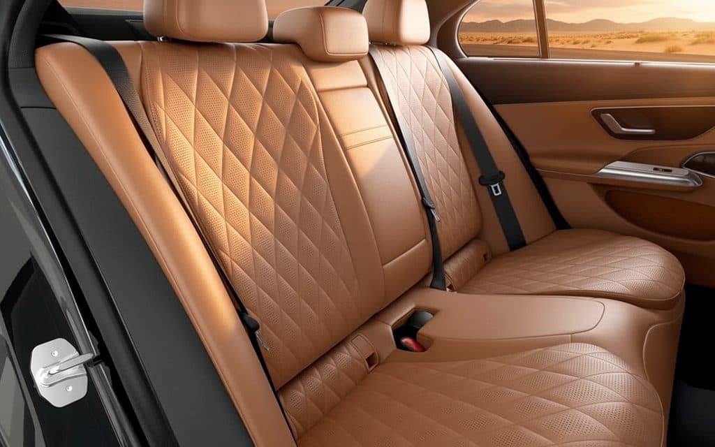 Mercedes E200 2025 leather seats and cabin