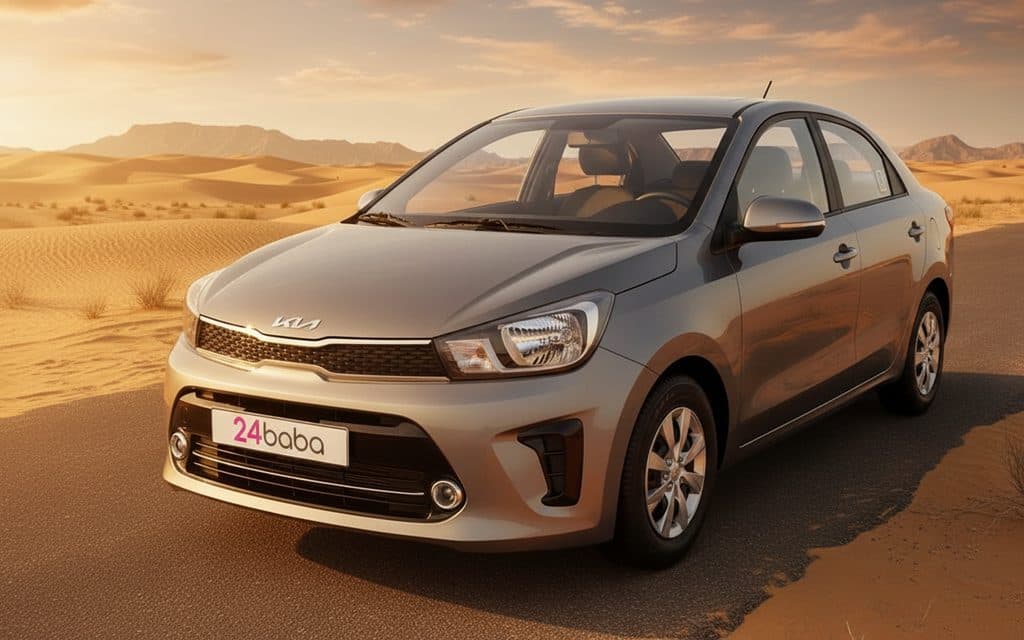 Kia Pegas 2025 Silver - rental in Dubai