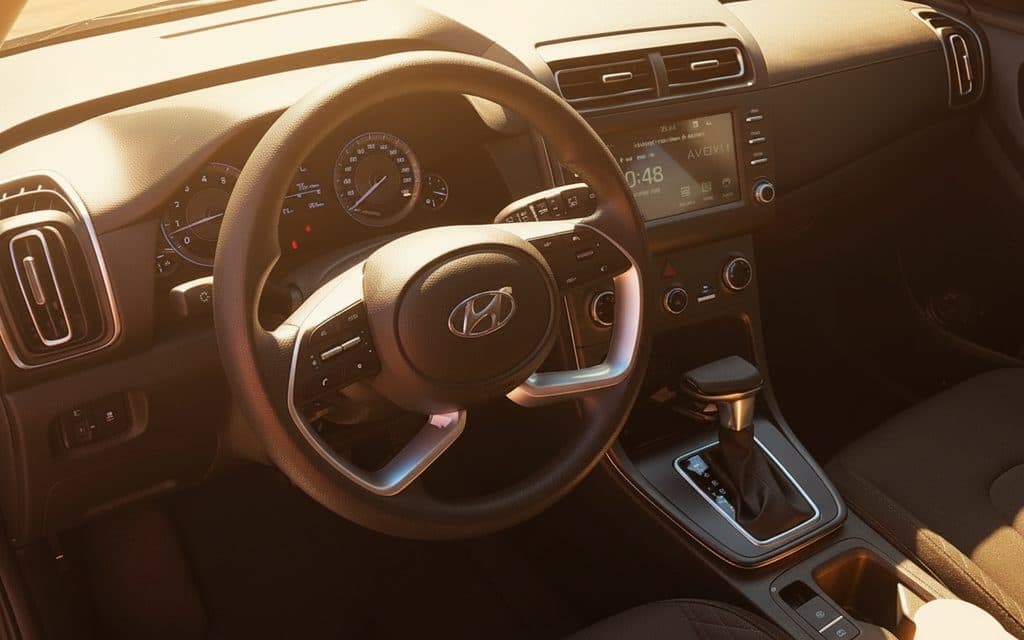 Hyundai Creta 2023 interior view showing trim