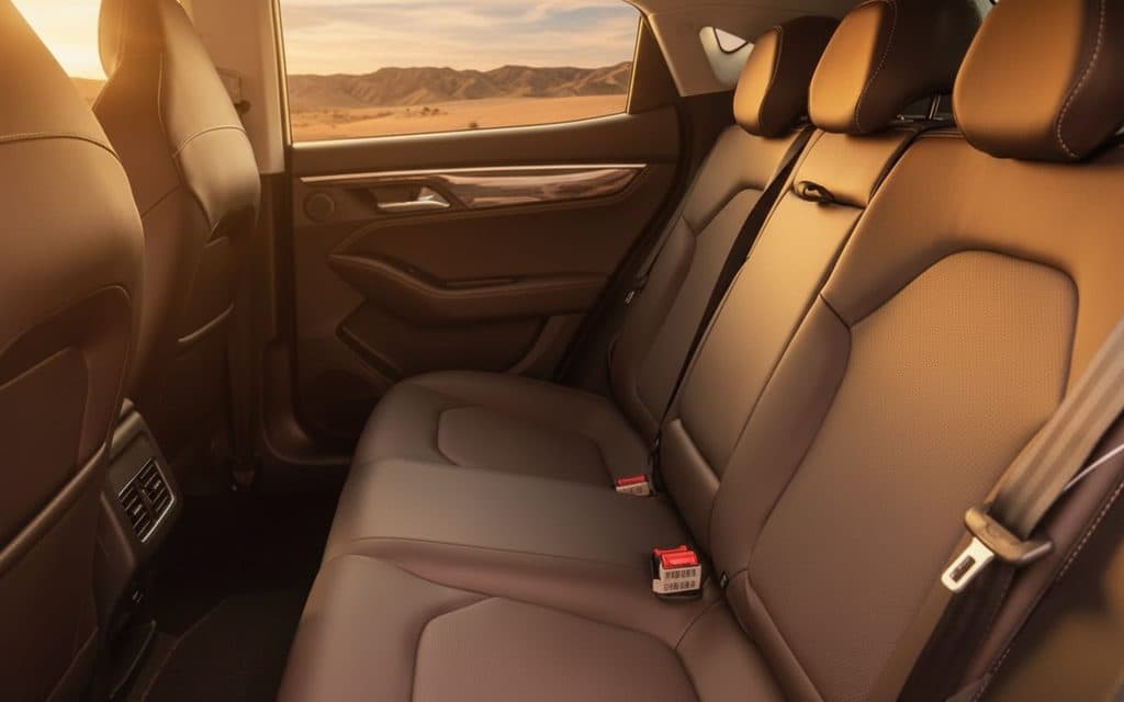 Jac J7 2024 leather seats and cabin