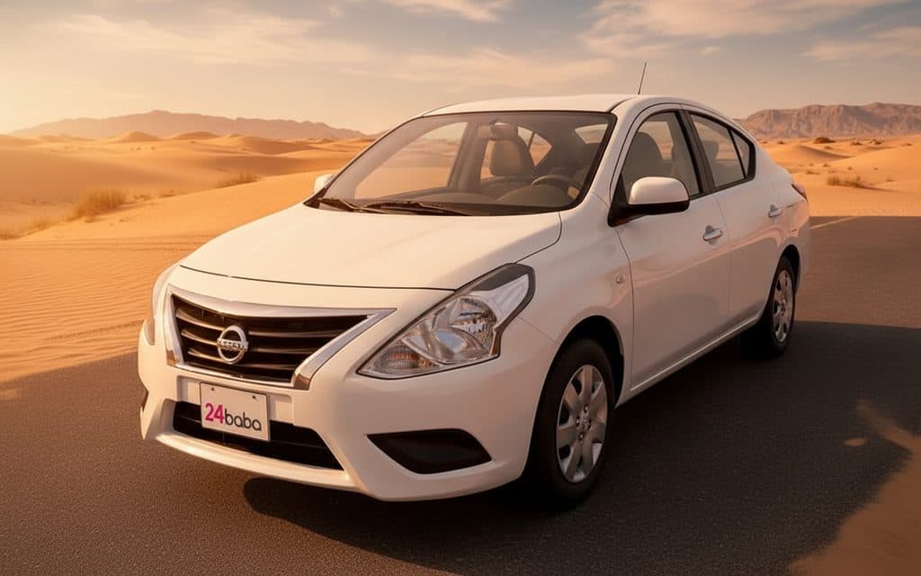Nissan Sunny 2023 White - rental in Dubai