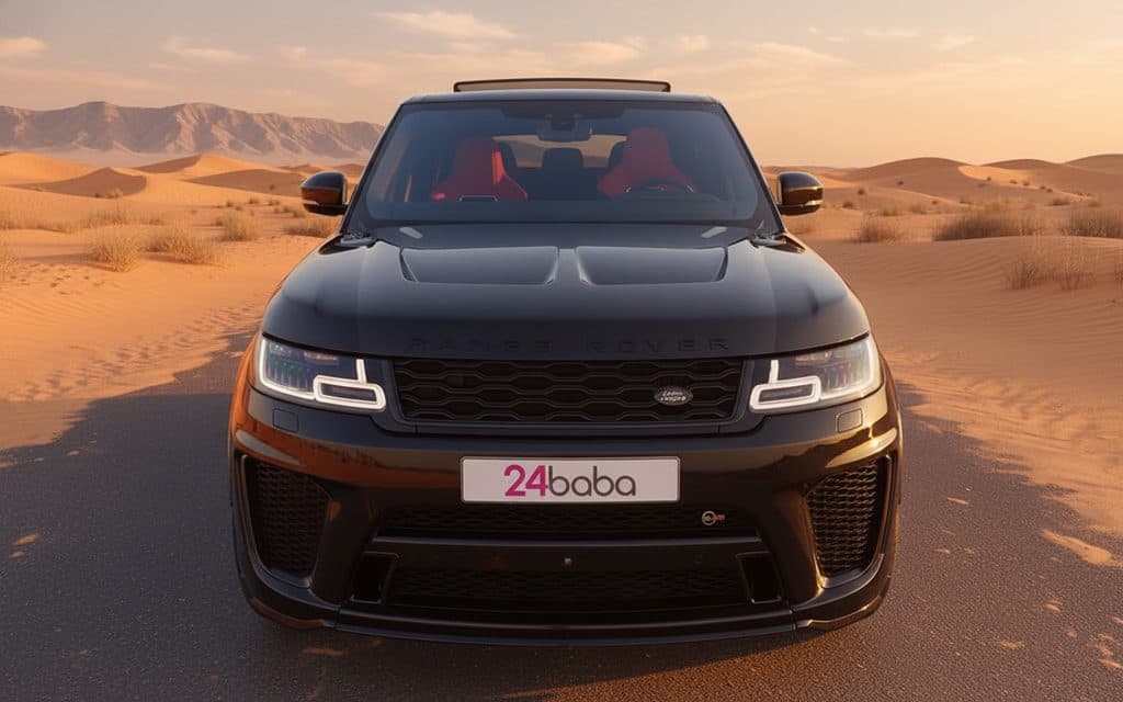 LandRover RangeRoverSport 2022 Black cover image – rental in Dubai