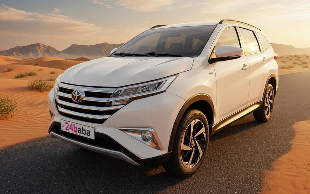 Toyota Rush 2023 White - rental in Dubai