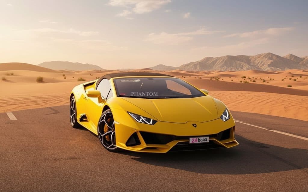 Rent Lamborghini Huracan 2022 Yellow in Dubai