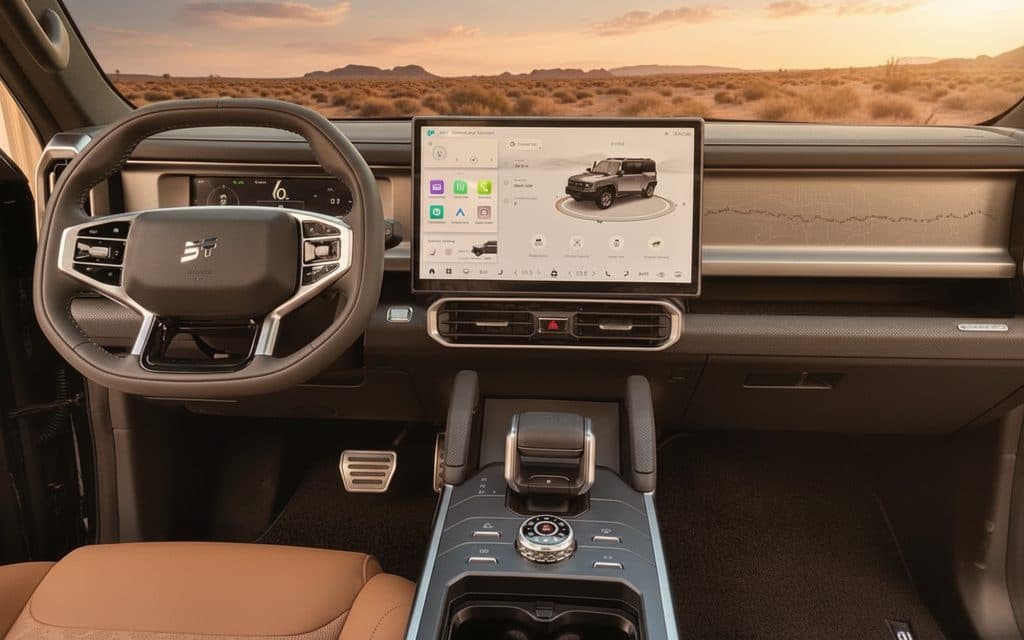 Jetour T2 2025 interior view showing trim