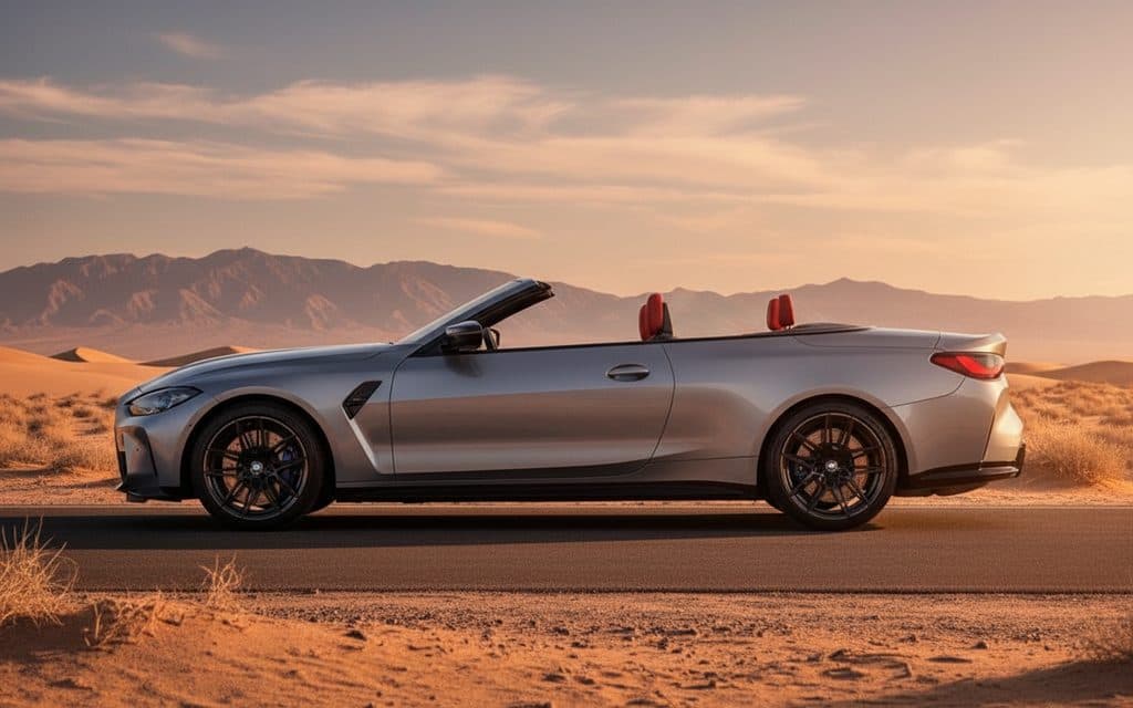 Bmw M4 2023 Grey side profile