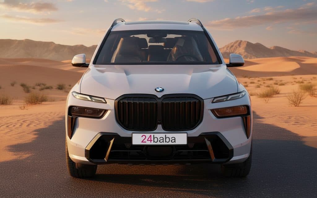 Hire Bmw X7 2024 Silver in Dubai