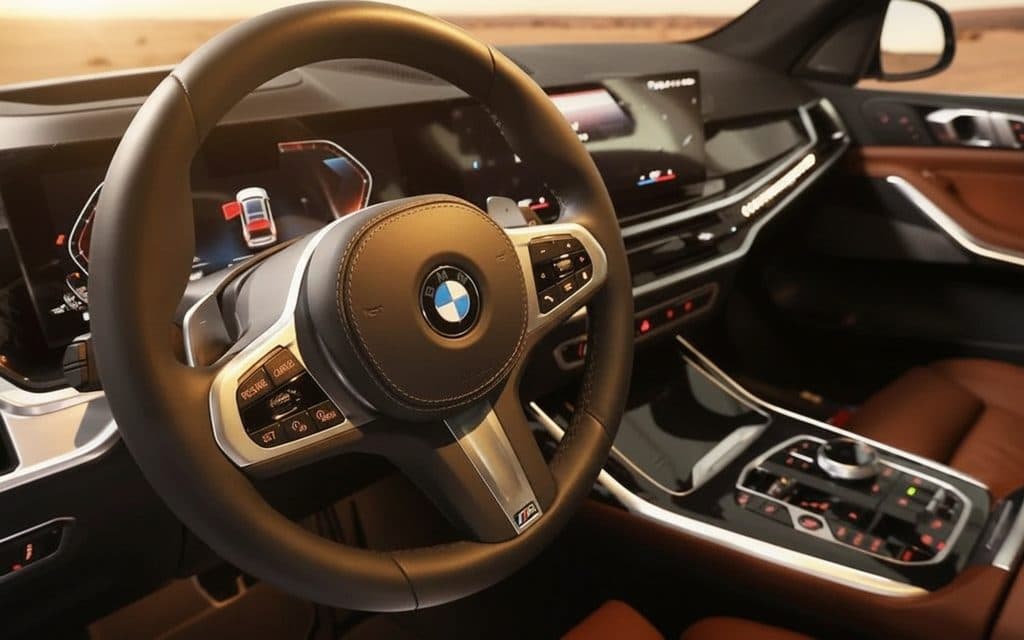 Bmw X7 2024 dashboard and infotainment