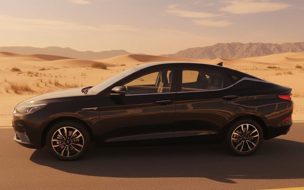 Jac J7 2023 Black side profile