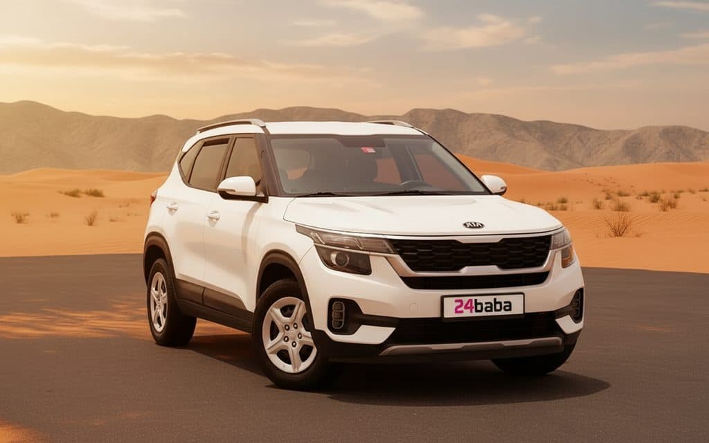 Hire Kia Seltos 2022 White in Dubai