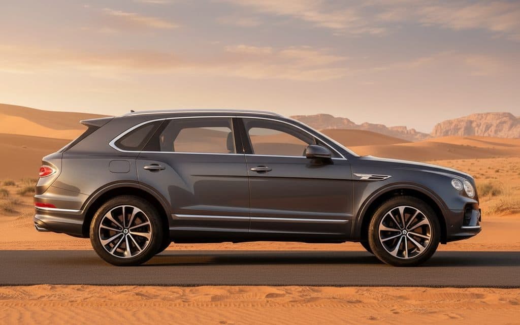 Bentley Bentayga 2023 Black side profile
