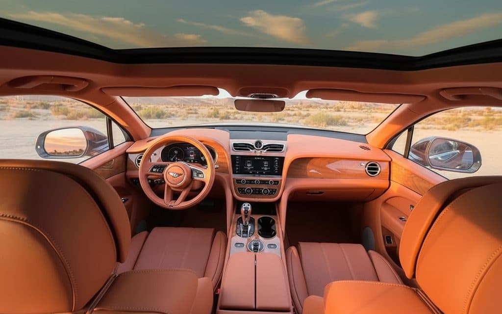Bentley Bentayga 2023 dashboard and infotainment