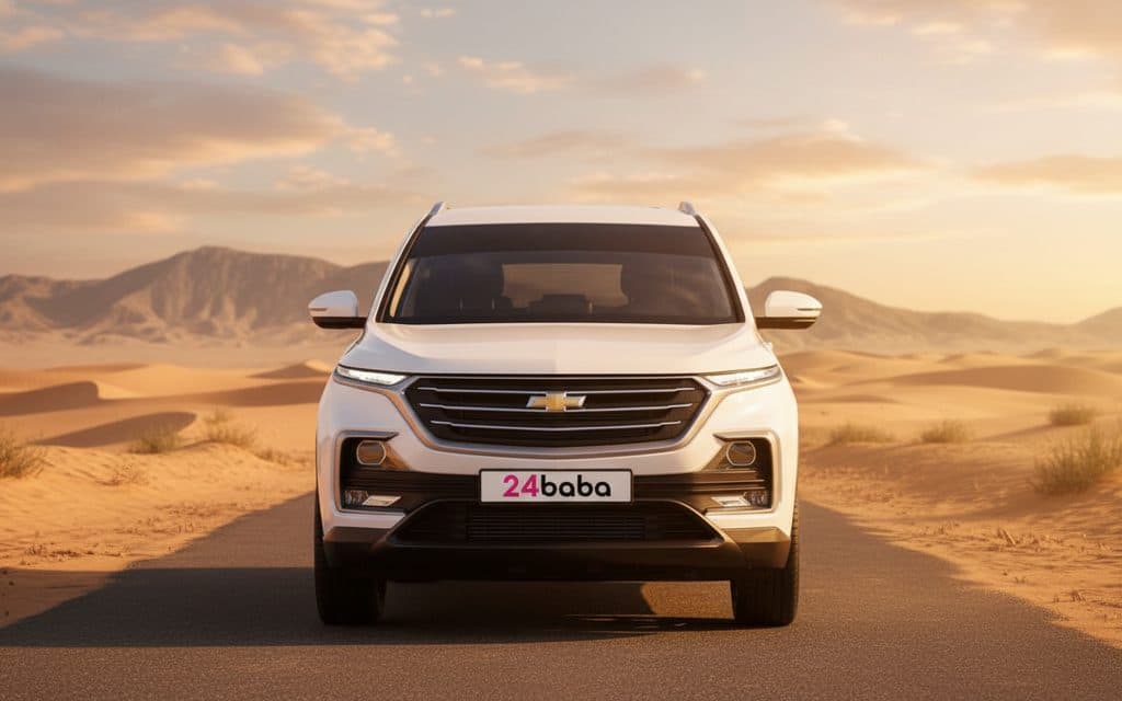 Chevrolet Captiva 2024 White front view with headlights