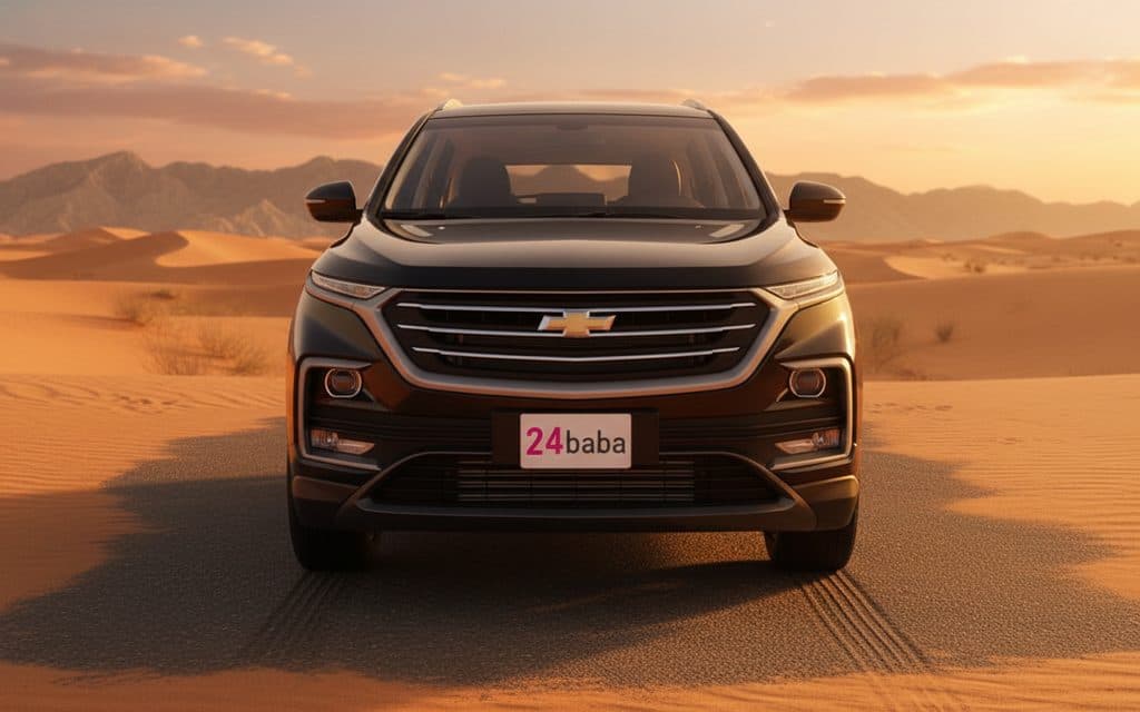 Chevrolet Captiva 2023 Black front view with headlights