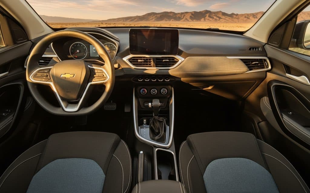 Chevrolet Captiva 2023 interior view showing trim
