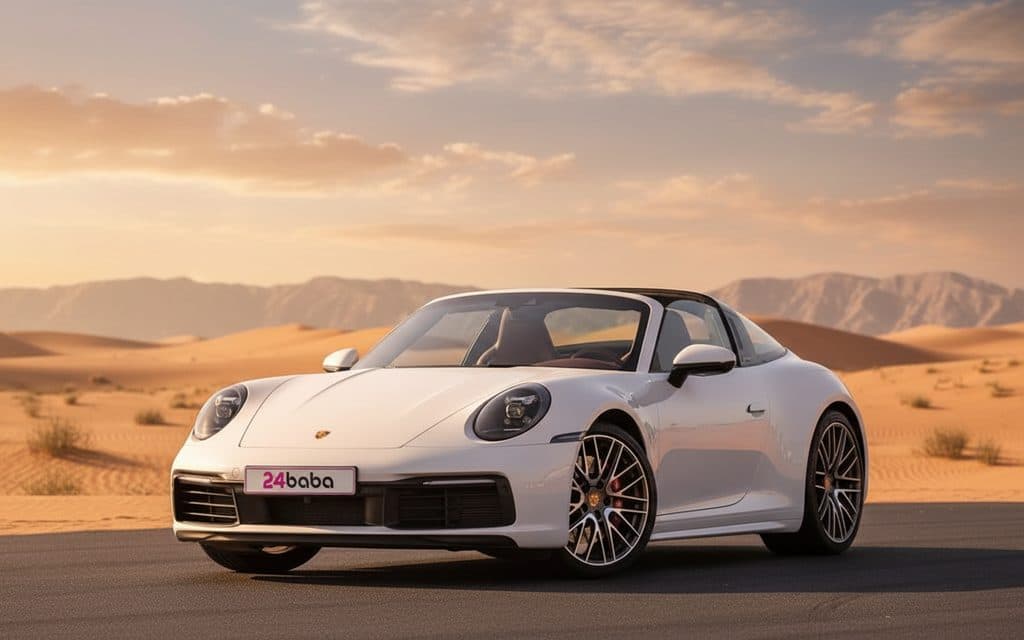 Rent Porsche 911 2022 White in Dubai