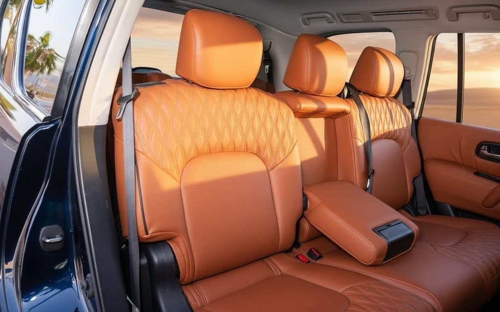 Nissan Patrol 2021 leather seats and cabin