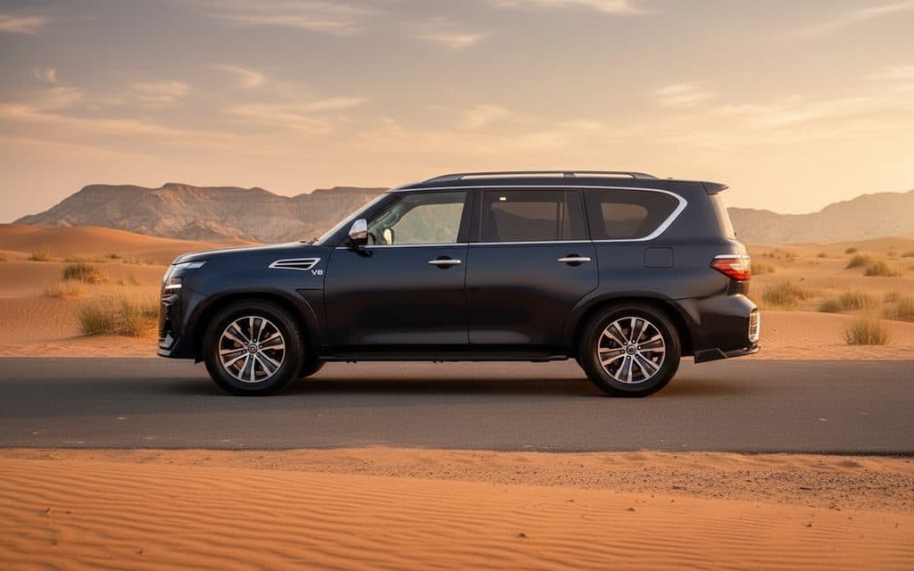 Nissan Patrol 2021 Blue side profile