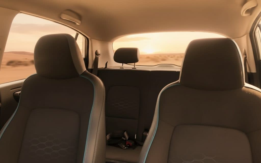 Hyundai GrandI10 2023 leather seats and cabin – rental in Dubai Hyundai GrandI10 2023 leather seats and cabin – rental in Dubai