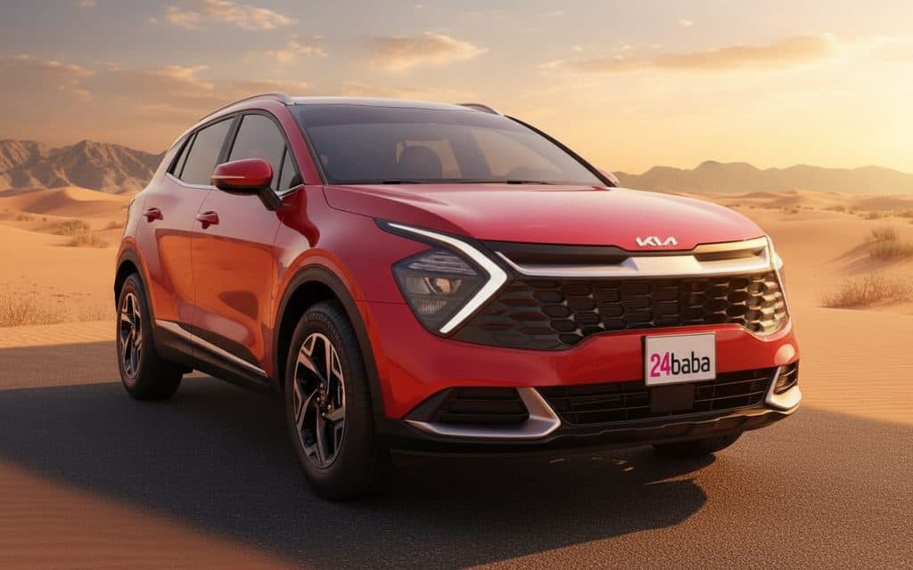 Kia Sportage 2024 Red rental in Dubai