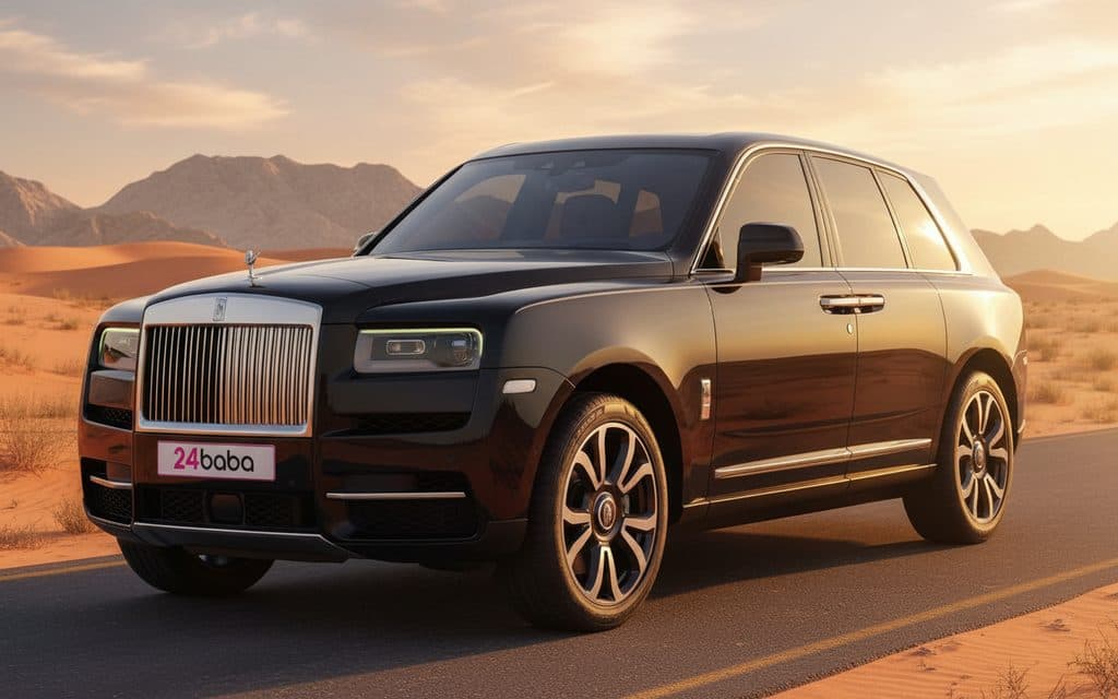 Hire Rolls-Royce Cullinan 2021 Blue in Dubai