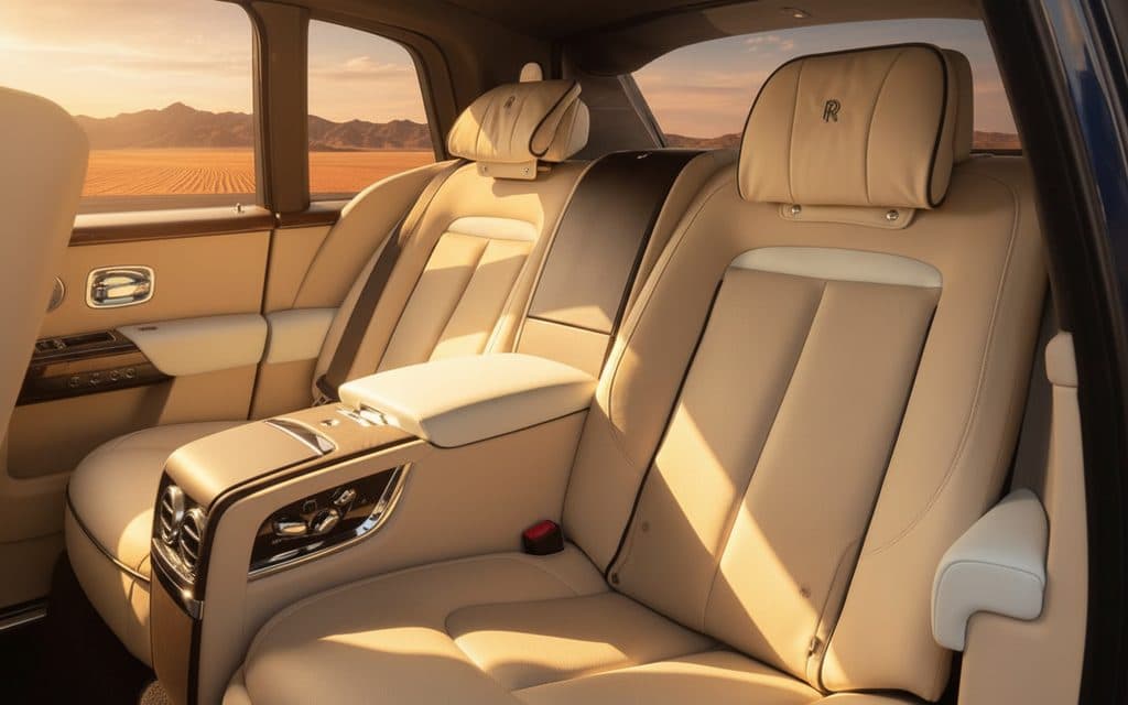Rolls-Royce Cullinan 2021 leather seats and cabin