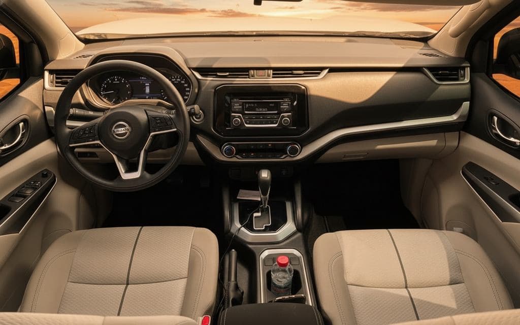 Nissan X Terra 2022 interior view showing trim