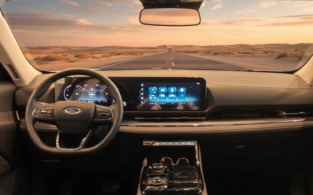 Ford Territory 2025 dashboard and infotainment