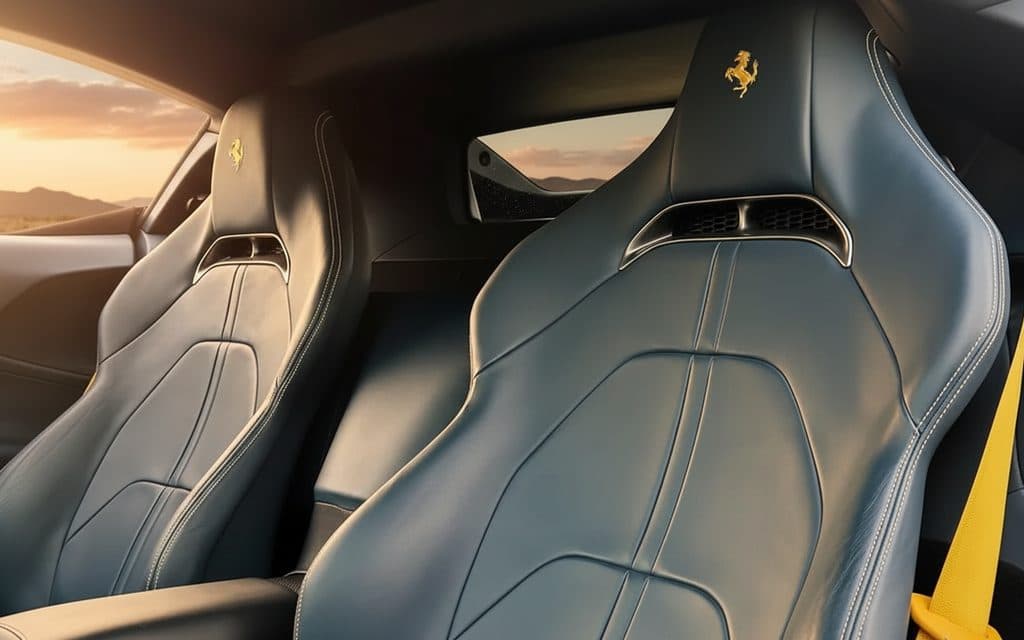 Ferrari Sf 90 2021 leather seats and cabin – rental in Dubai Ferrari Sf 90 2021 leather seats and cabin – rental in Dubai