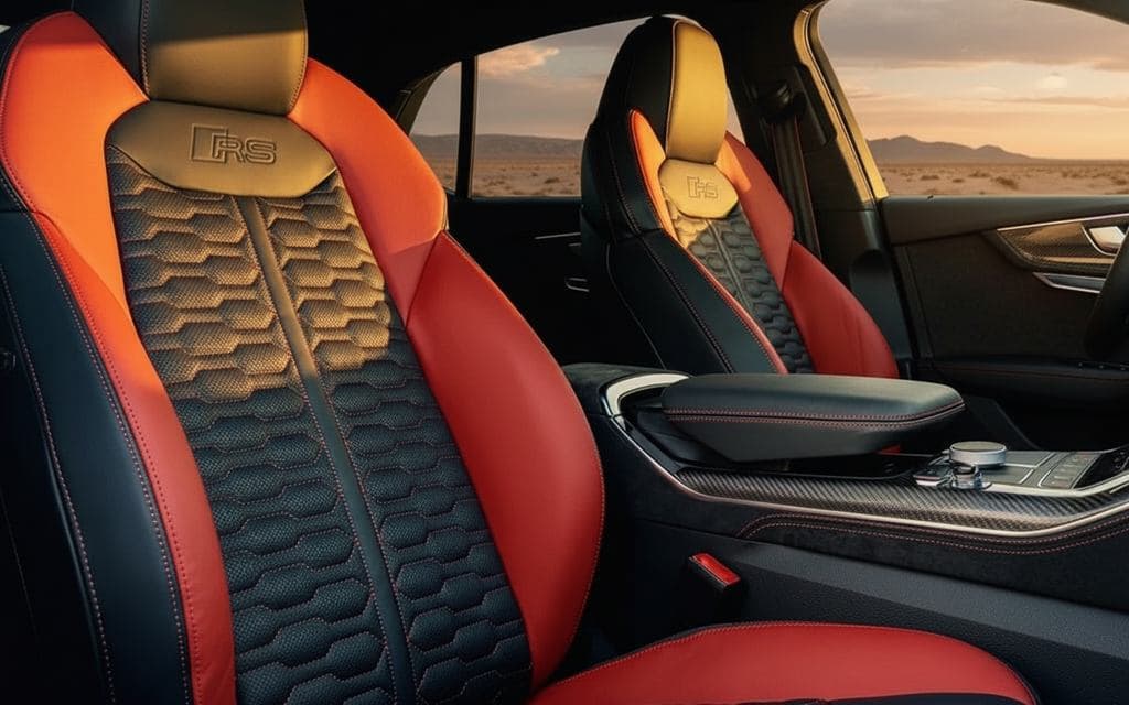 Audi RsQ8 2022 leather seats and cabin
