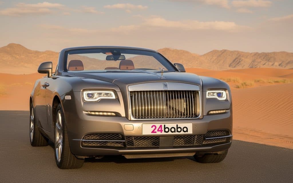 Hire Rolls-Royce Dawn 2025 Gold in Dubai