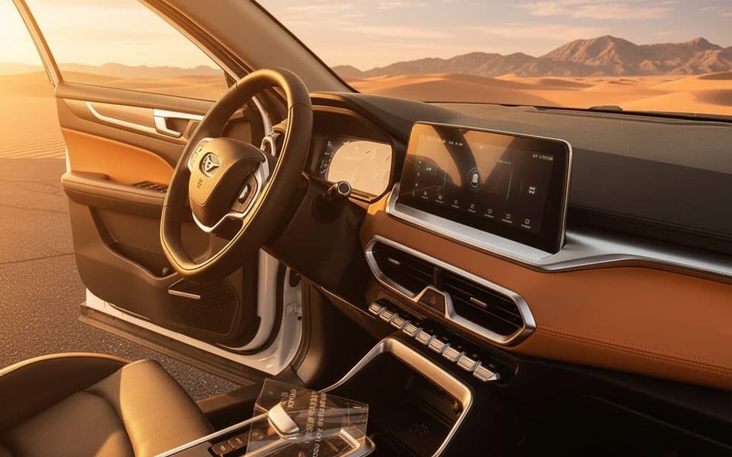 Kaiyi X3 2023 interior view showing trim