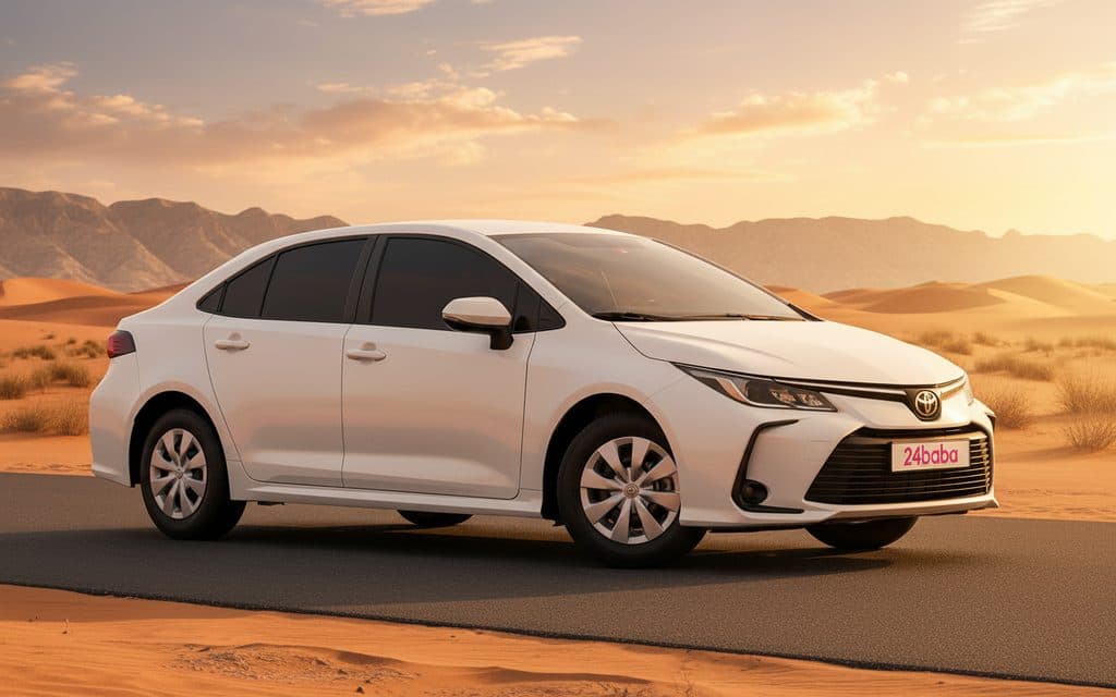 Toyota Corolla 2022 White side profile
