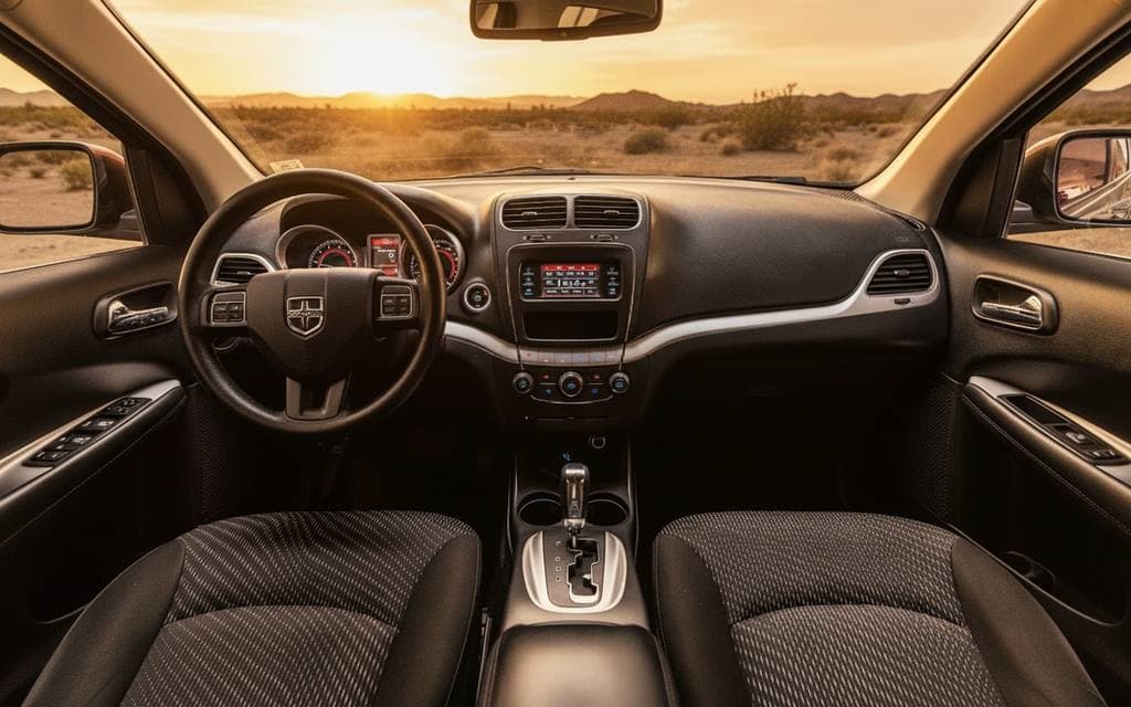 Dodge Journey 2020 dashboard and infotainment