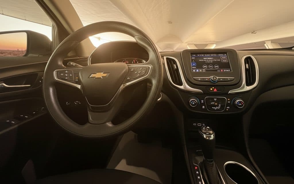 Chevrolet Equinox 2021 interior view showing trim