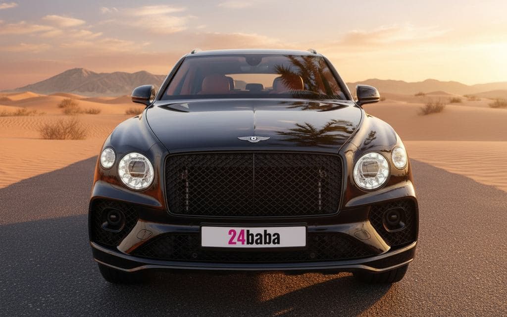 Rent Bentley Bentayga 2022 Black in Dubai