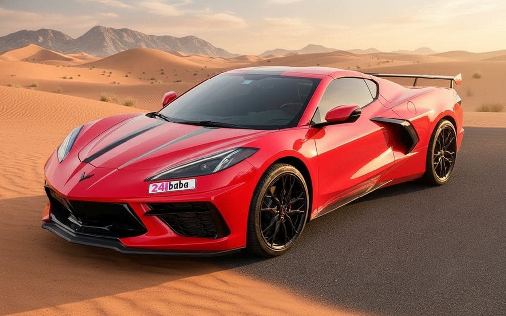Rent Chevrolet Corvette 2024 Red in Dubai