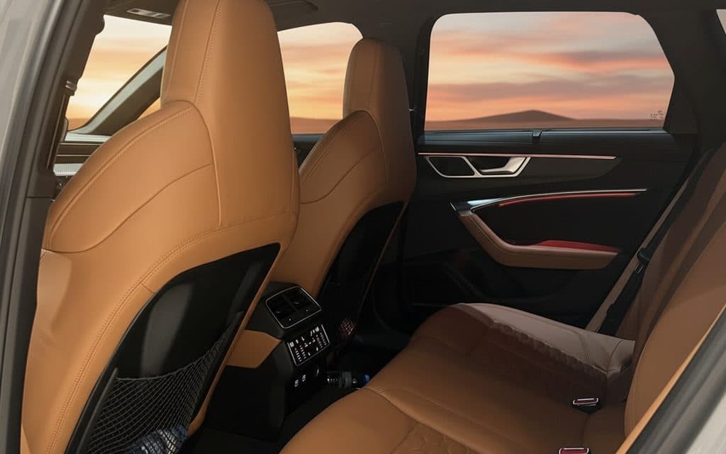 Audi Rs6 2022 leather seats and cabin