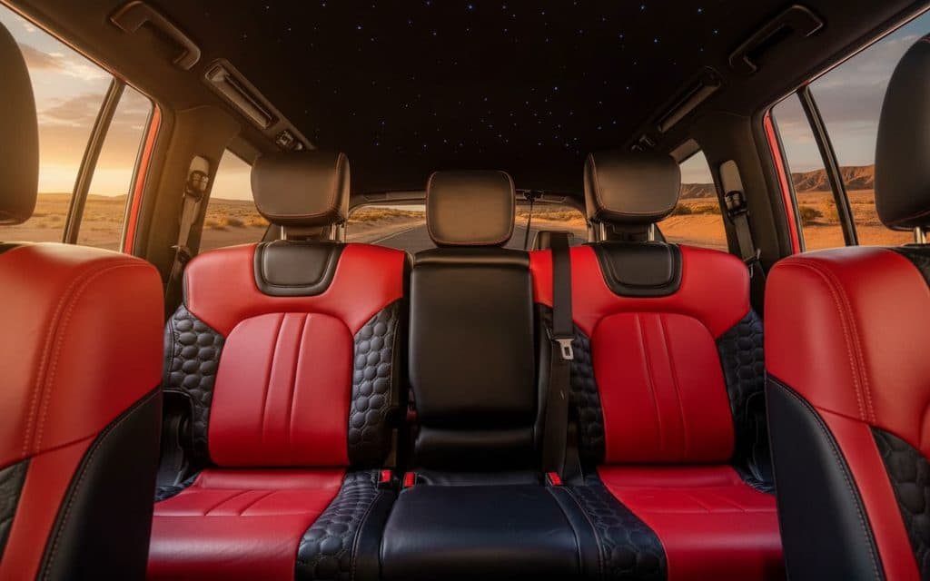 Nissan Patrol 2025 leather seats and cabin