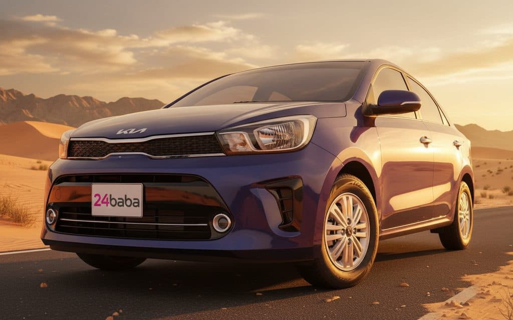 Kia Pegas 2024 Blue cover image – rental in Dubai