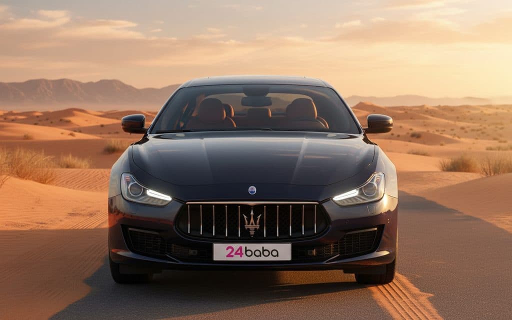Maserati Ghibli 2020 Blue cover image – rental in Dubai