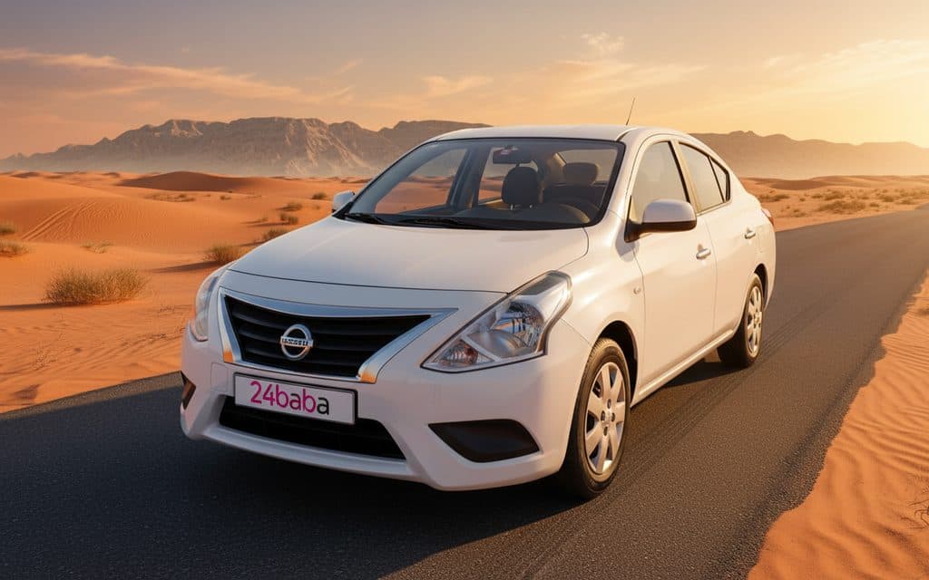 Nissan Sunny 2023 White - rental in Dubai