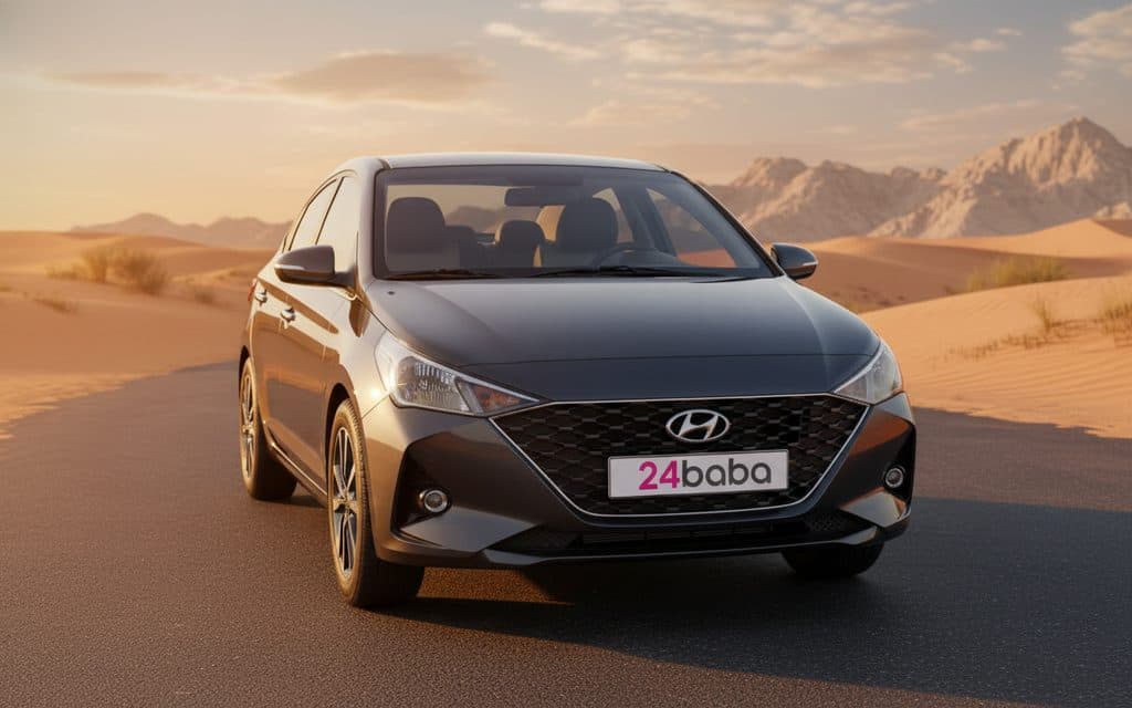 Hire Hyundai Accent 2022 Black in Dubai