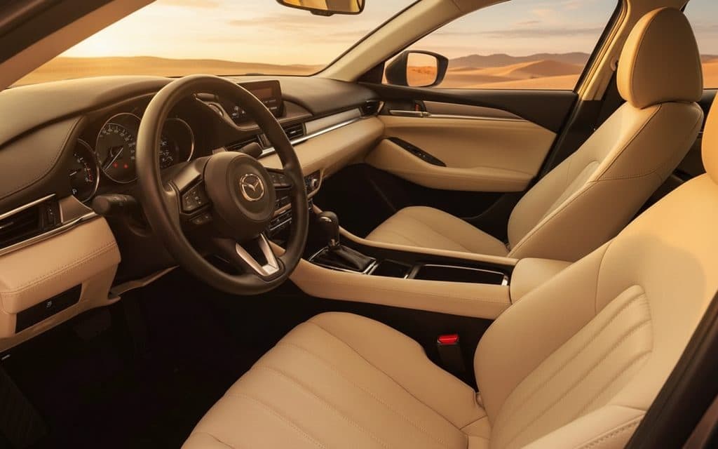 Mazda 6 2023 dashboard and infotainment