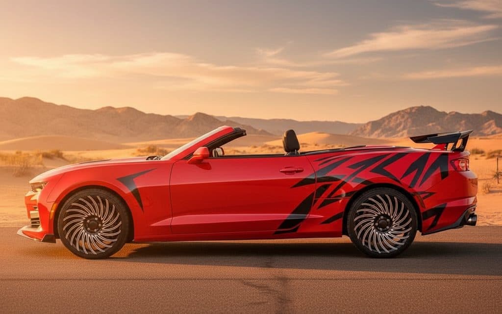 Chevrolet Camaro 2025 Red side profile