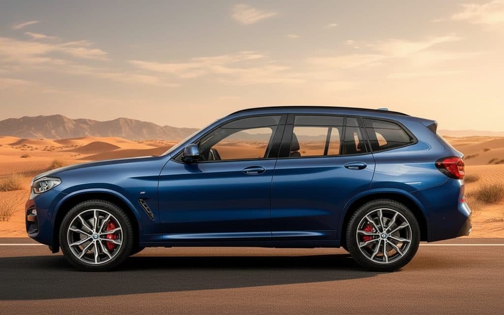 Bmw X3 2024 Blue side profile